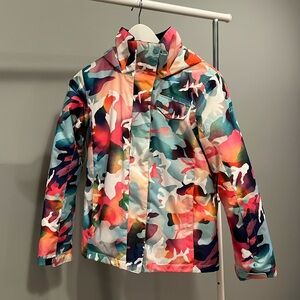 Roxy Camo DryFlight 10k Technology Ski Snowboard Jacket Youth Size 14